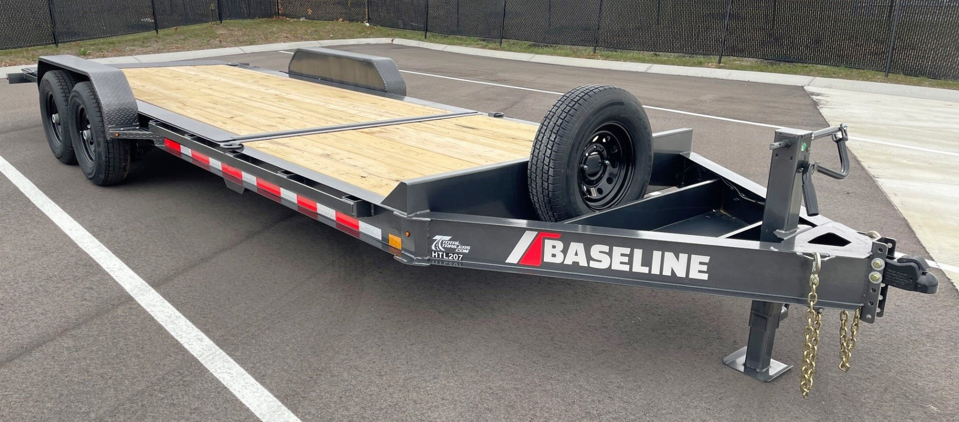 New 2025 Diamond C Baseline 22' HTL 207 Tilt Equipment Trailer--14,000 (GVWR) Spare