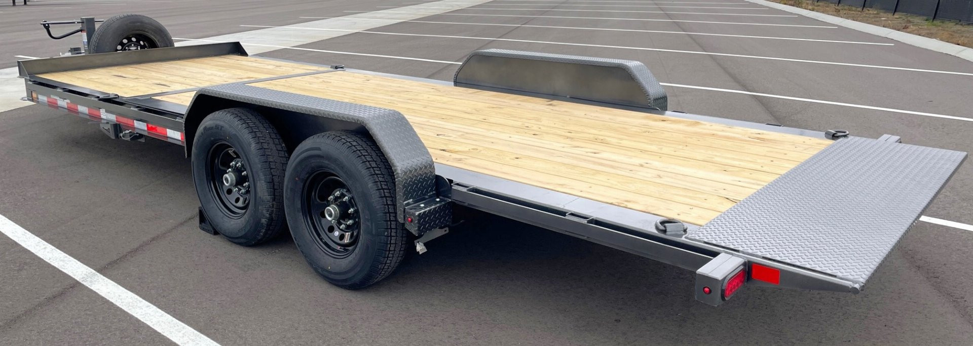 New 2025 Diamond C Baseline 22' HTL 207 Tilt Equipment Trailer--14,000 (GVWR) Spare