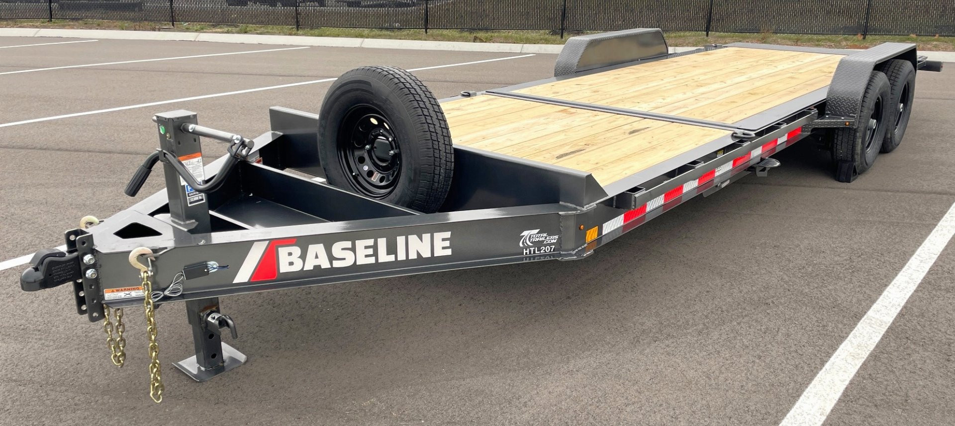 New 2025 Diamond C Baseline 22' HTL 207 Tilt Equipment Trailer--14,000 (GVWR) Spare