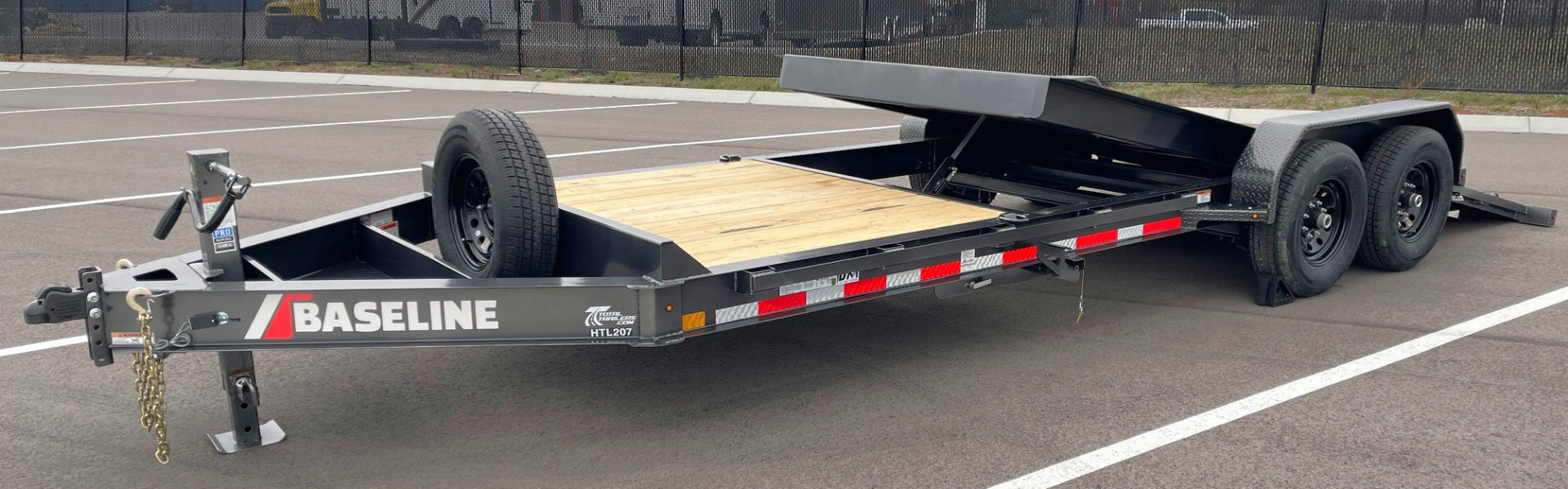 New 2025 Diamond C Baseline 22' HTL 207 Tilt Equipment Trailer--14,000 (GVWR) Spare