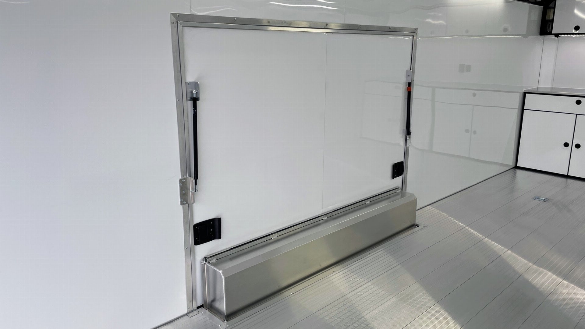 New 2025 ATC Rom 500 8.5' x 24' Aluminum Enclosed Car / Racing Trailer--AC, Spare, 50 Amp