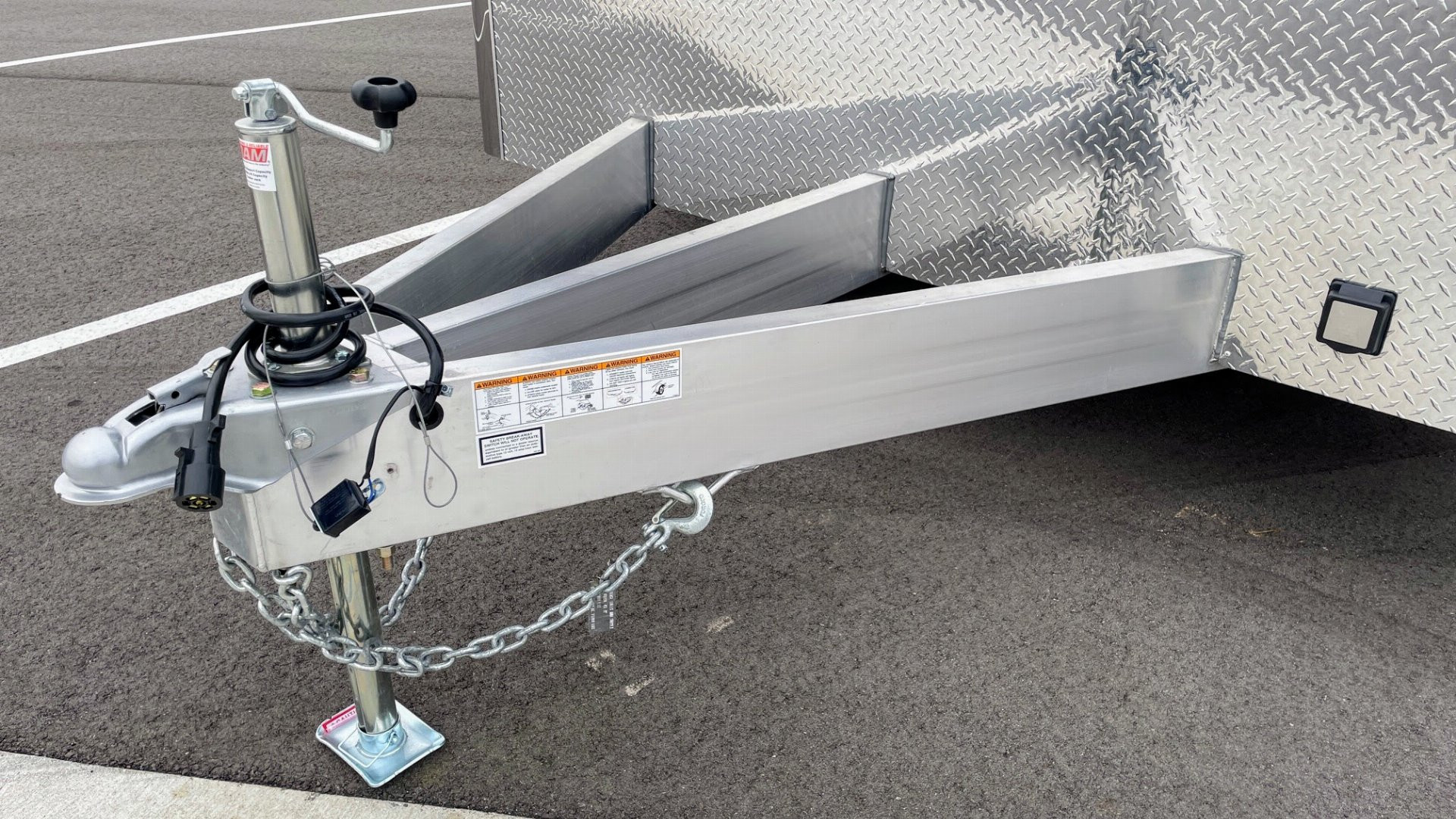 New 2025 ATC Rom 500 8.5' x 24' Aluminum Enclosed Car / Racing Trailer--AC, Spare, 50 Amp