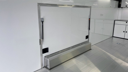 New 2025 ATC Rom 500 8.5' x 24' Aluminum Enclosed Car / Racing Trailer--AC, Spare, 50 Amp