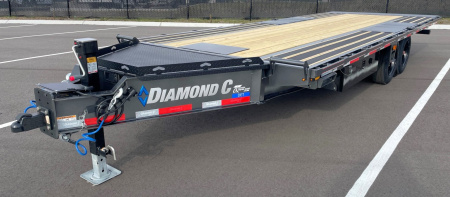 New Diamond C Trailers DET 22' Power Tilt Deck over Trailer 18,000LB, Non Skid Floor, 8K Axles, 17.5" Tires