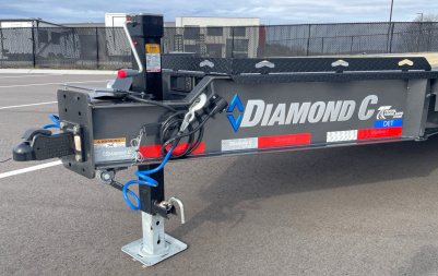 New Diamond C Trailers DET 22' Power Tilt Deck over Trailer 18,000LB, Non Skid Floor, 8K Axles, 17.5" Tires