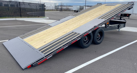 New Diamond C Trailers DET 22' Power Tilt Deck over Trailer 18,000LB, Non Skid Floor, 8K Axles, 17.5" Tires