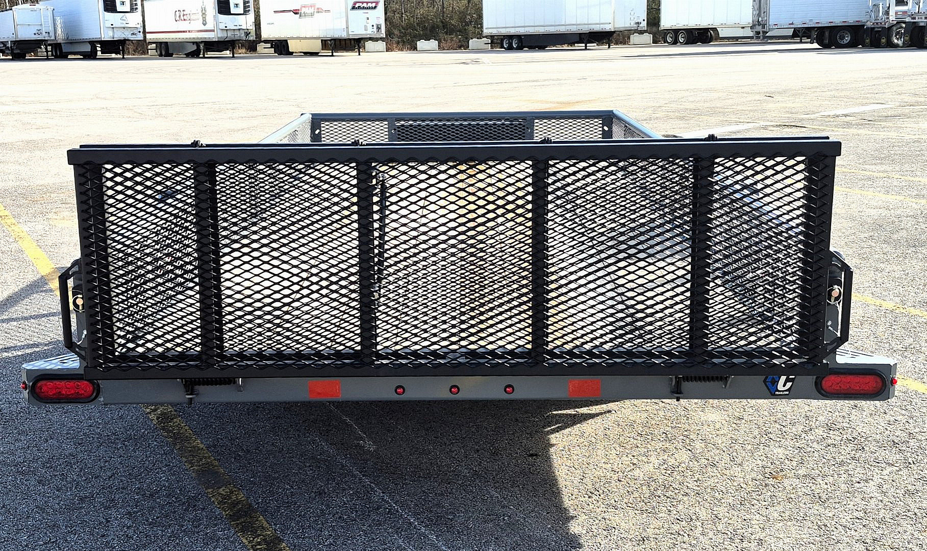 New Diamond C PSA 14' x 77" Premium Utility Trailer, Tool Box, Spare, Bi-Fold Gate