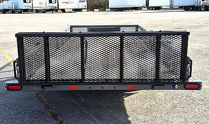 New Diamond C PSA 14' x 77" Premium Utility Trailer, Tool Box, Spare, Bi-Fold Gate