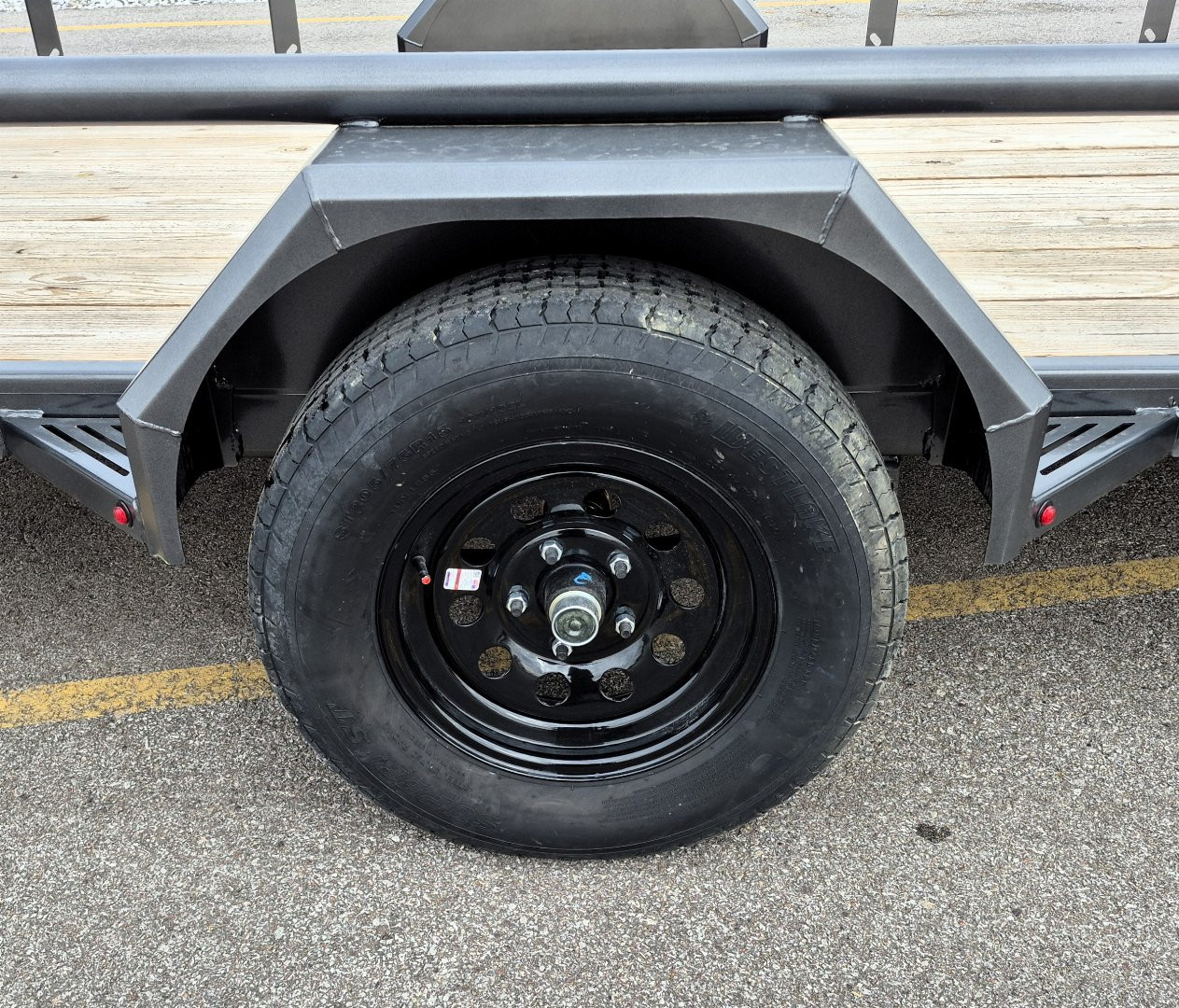 New Diamond C PSA 14' x 77" Premium Utility Trailer, Tool Box, Spare, Bi-Fold Gate