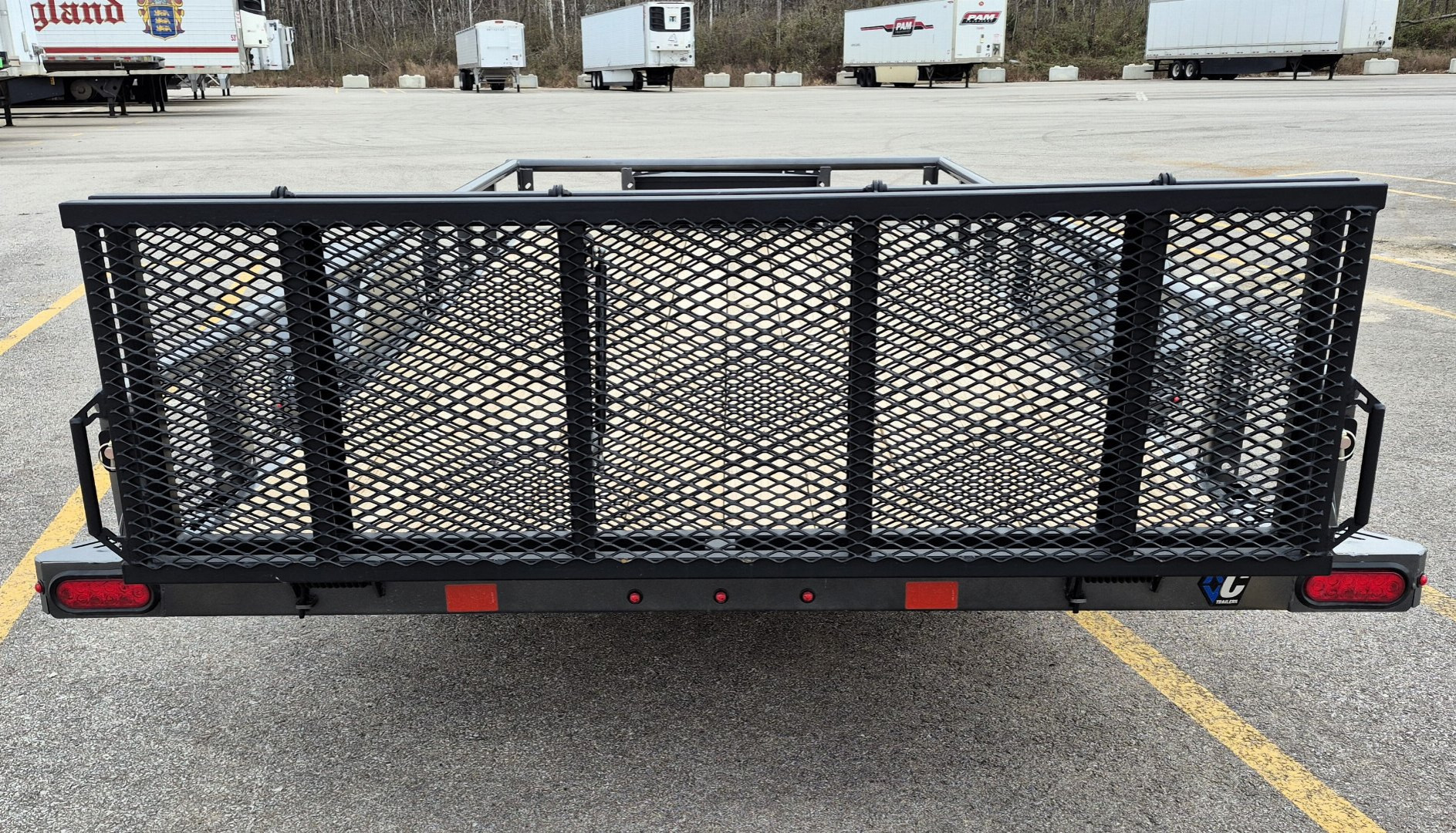 New Diamond C PSA 14' x 77" Premium Utility Trailer, Tool Box, Spare, Bi-Fold Gate