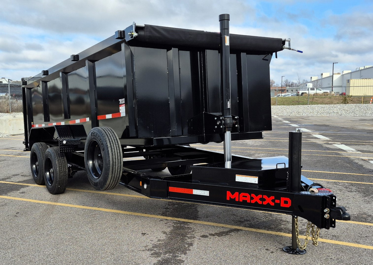 New MAXX- D DTX -83"x 16' Dump Trailer 17,500 (GVWR) 4' Sides, Spare, Wireless Remote