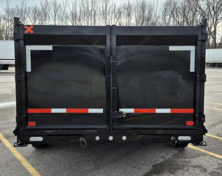 New MAXX- D DTX -83"x 16' Dump Trailer 17,500 (GVWR) 4' Sides, Spare, Wireless Remote