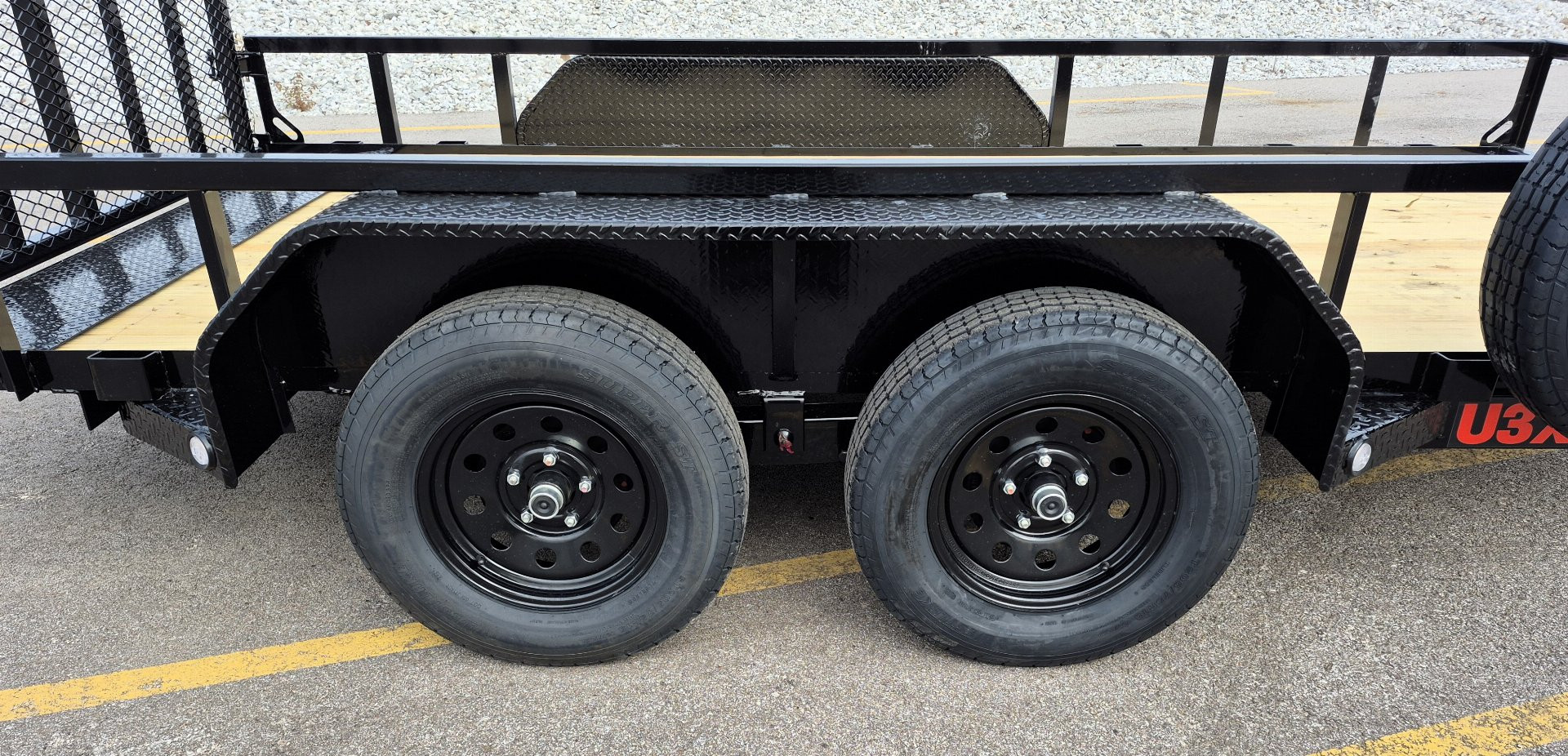 New MAXX- D U3X 83"x 16' Tandem Axle Utility Trailer 7000 GVWR w/ Spare
