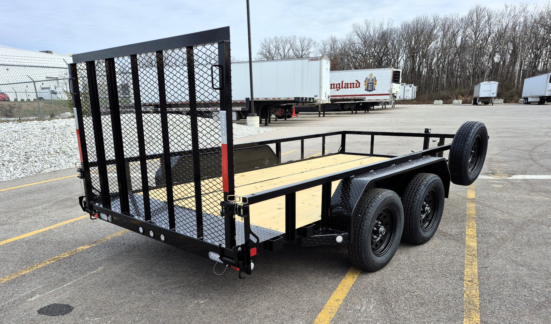 New MAXX- D U3X 83"x 16' Tandem Axle Utility Trailer 7000 GVWR w/ Spare