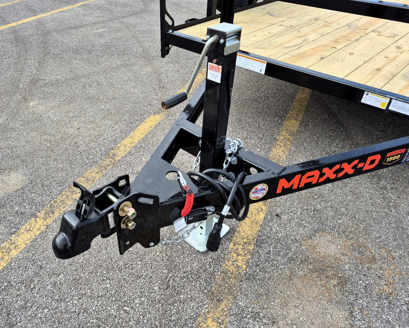 New MAXX- D U3X 83"x 16' Tandem Axle Utility Trailer 7000 GVWR w/ Spare