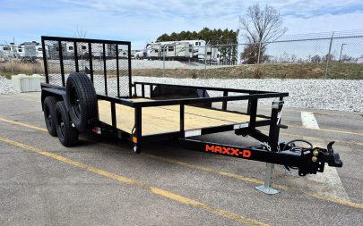 New MAXX- D U3X 83"x 16' Tandem Axle Utility Trailer 7000 GVWR w/ Spare