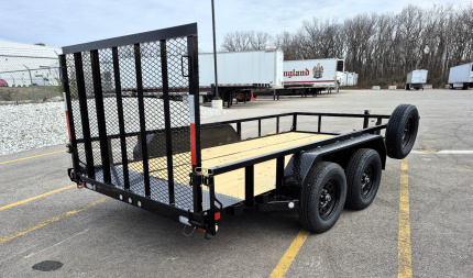 New MAXX- D U3X 83"x 16' Tandem Axle Utility Trailer 7000 GVWR w/ Spare