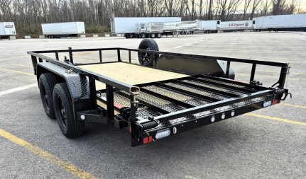 New MAXX- D U3X 83"x 16' Tandem Axle Utility Trailer 7000 GVWR w/ Spare