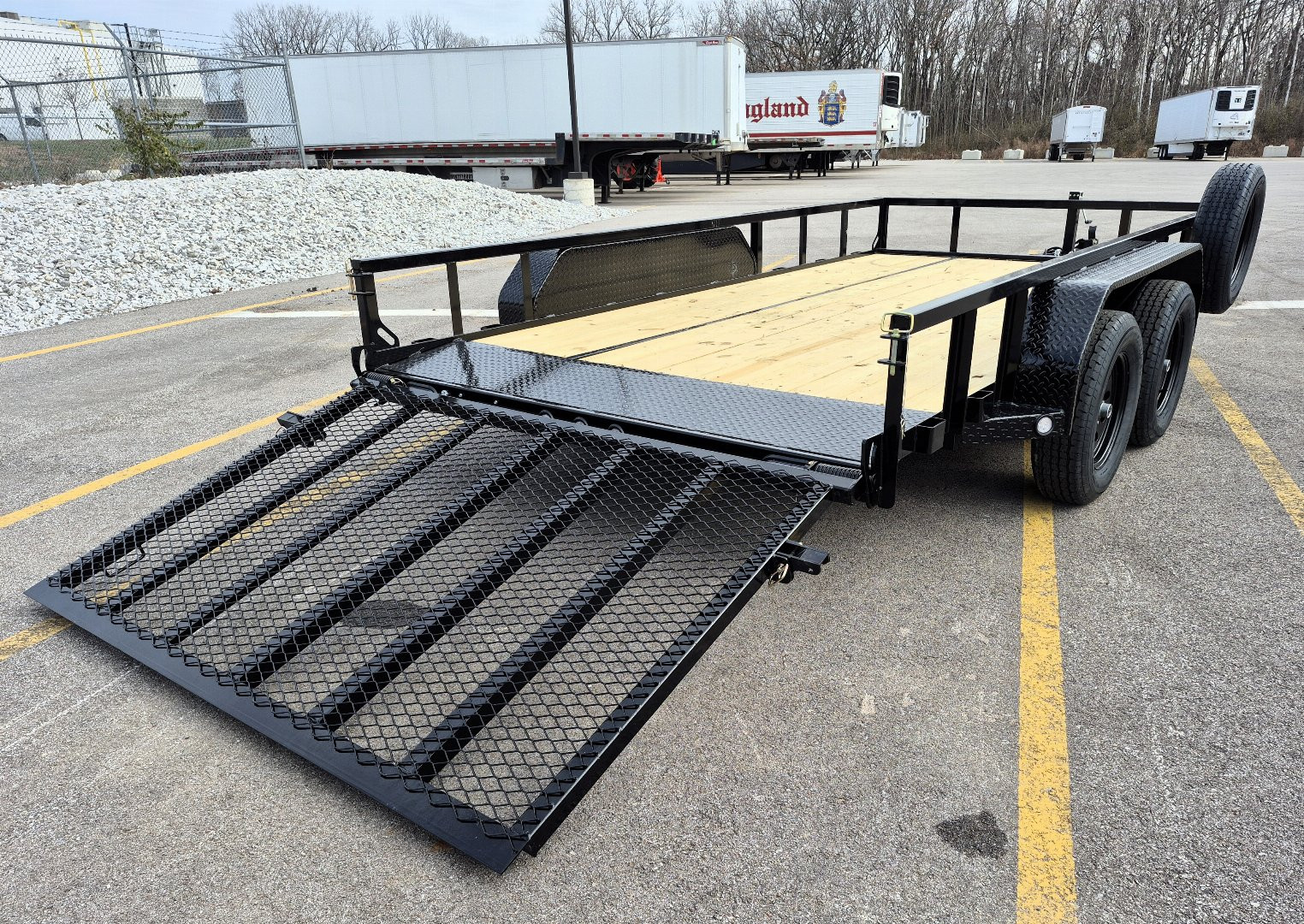 New MAXX- D U3X -83"x 14' Tandem Axle Utility Trailer 7000 GVWR w/ Spare