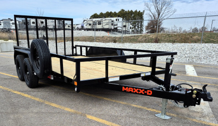 New MAXX- D U3X -83"x 14' Tandem Axle Utility Trailer 7000 GVWR w/ Spare