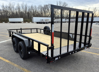 New MAXX- D U3X -83"x 14' Tandem Axle Utility Trailer 7000 GVWR w/ Spare