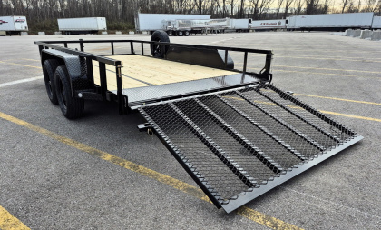 New MAXX- D U3X -83"x 14' Tandem Axle Utility Trailer 7000 GVWR w/ Spare