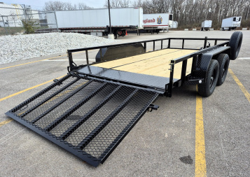 New MAXX- D U3X -83"x 14' Tandem Axle Utility Trailer 7000 GVWR w/ Spare