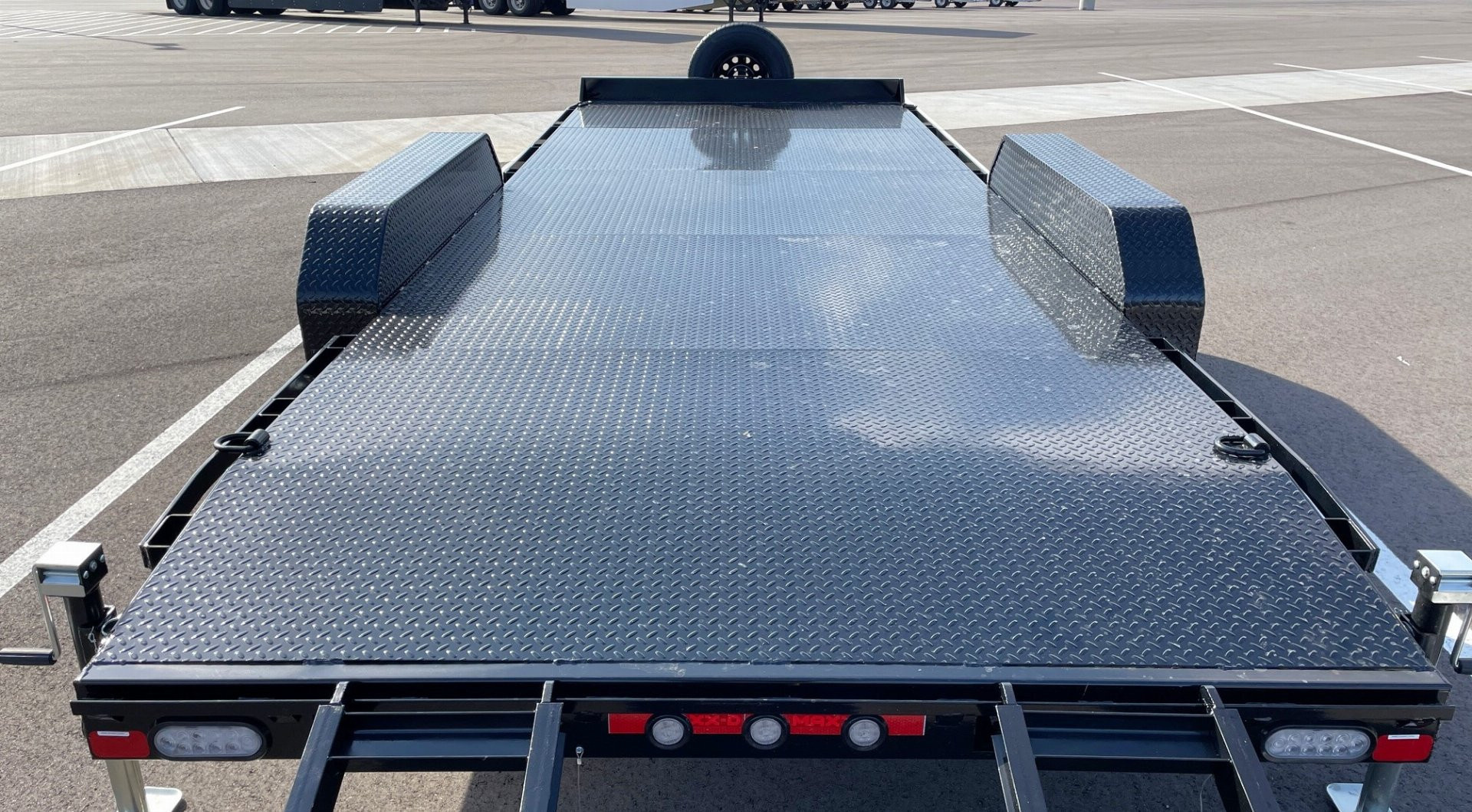 New MAXX- D C5X 83"x 20' Car Hauler Trailer 9990( GVWR)-Steel Floor, Ramps, Spare