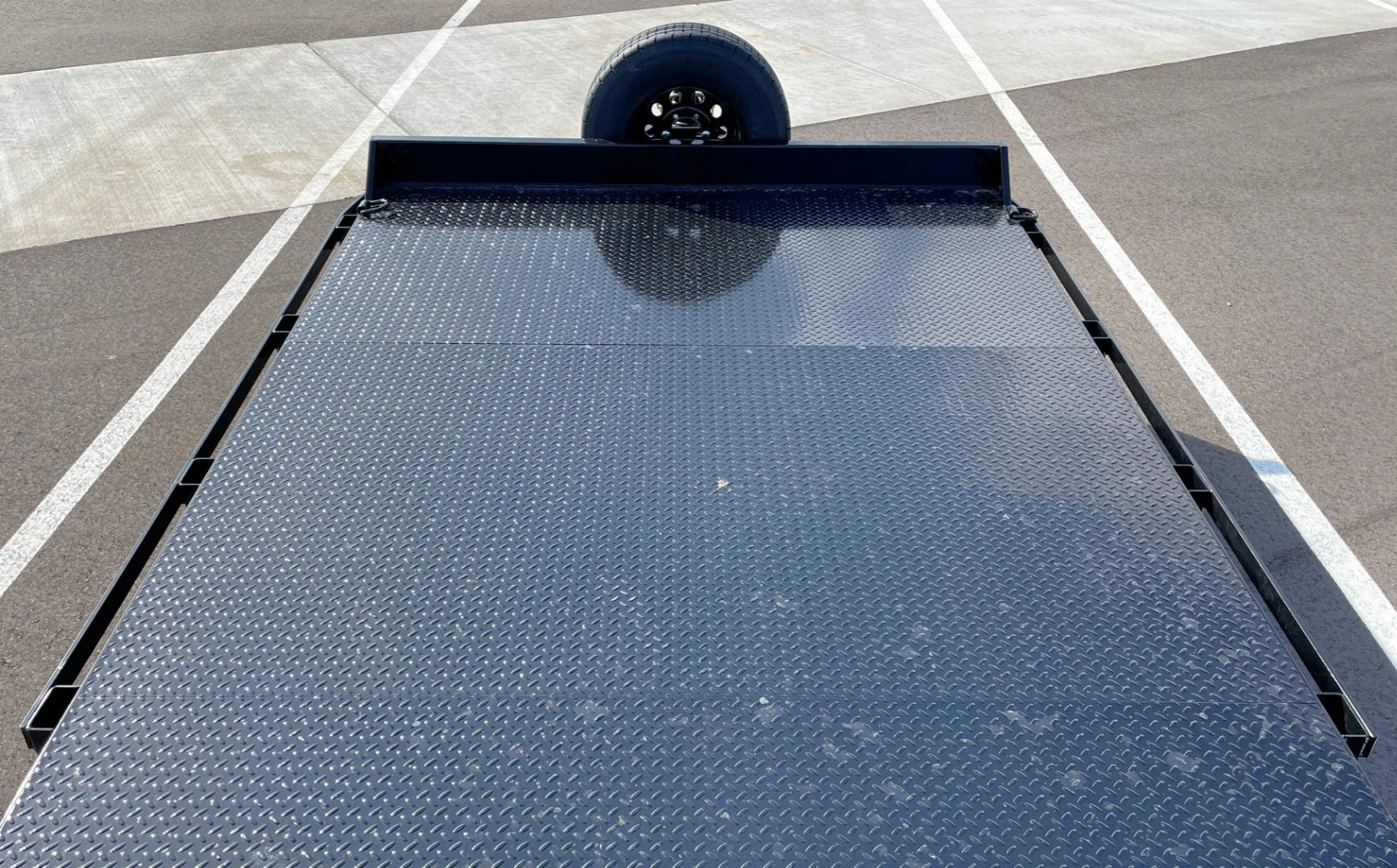 New MAXX- D C5X 83"x 20' Car Hauler Trailer 9990( GVWR)-Steel Floor, Ramps, Spare