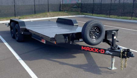 New MAXX- D C5X 83 x 20' Car Hauler Trailer 9990( GVWR)-Steel Floor, Ramps, Spare