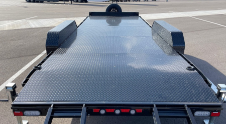 New MAXX- D C5X 83"x 20' Car Hauler Trailer 9990( GVWR)-Steel Floor, Ramps, Spare