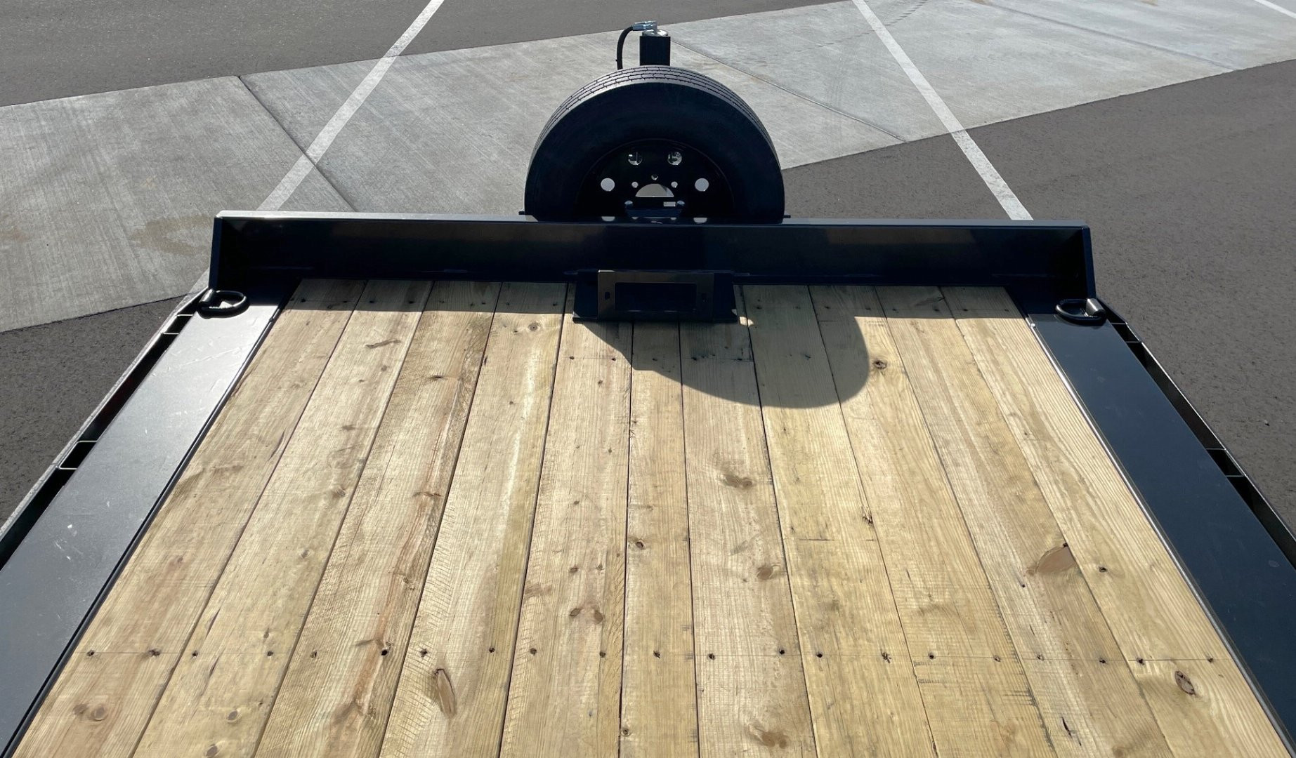 New MAXX-D T8B 102"x 24' Power Tilt Trailer w/ Hydraulic Jack, 17,500 (GVWR), Spare