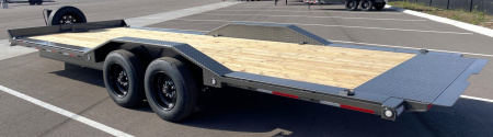 New MAXX-D T8B 102"x 24' Power Tilt Trailer w/ Hydraulic Jack, 17,500 (GVWR), Spare