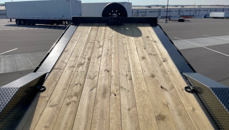 New MAXX-D T8B 102"x 24' Power Tilt Trailer w/ Hydraulic Jack, 17,500 (GVWR), Spare