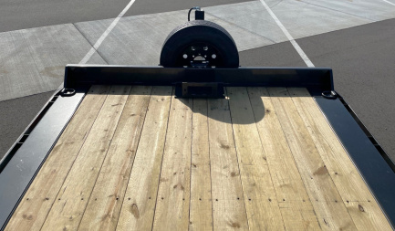 New MAXX-D T8B 102"x 24' Power Tilt Trailer w/ Hydraulic Jack, 17,500 (GVWR), Spare