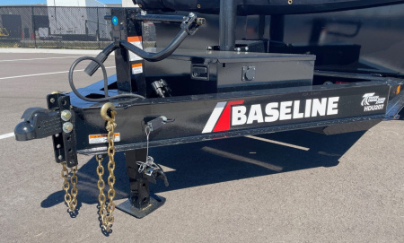 New Diamond C Baseline 14' 14,000LB Telescopic Dump Trailer, 14 Ply Tires, Spare Tires