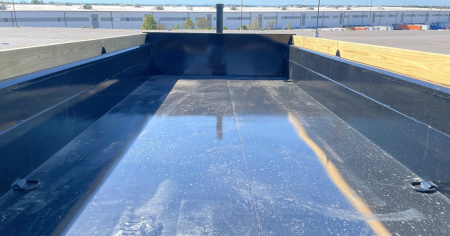 New Diamond C Baseline 14' 14,000LB Telescopic Dump Trailer, 14 Ply Tires, Spare Tires