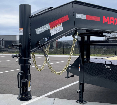 New MAXX-D LDX 102"x 25'+5' GOOSENECK LOW PROFILE DUAL TANDEM FLATBED TRAILER 24,000 GVWR