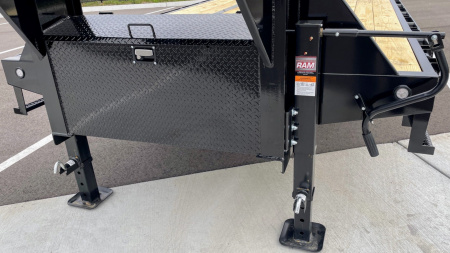 New MAXX-D LDX 102"x 25'+5' GOOSENECK LOW PROFILE DUAL TANDEM FLATBED TRAILER 24,000 GVWR