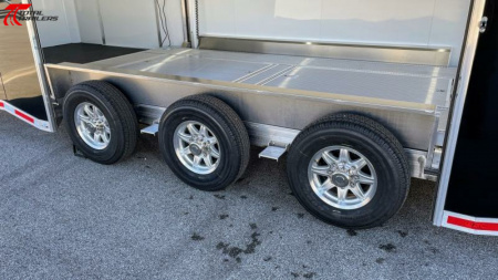 New ATC ROM 800 8.5x26 Aluminum Stacker Trailer