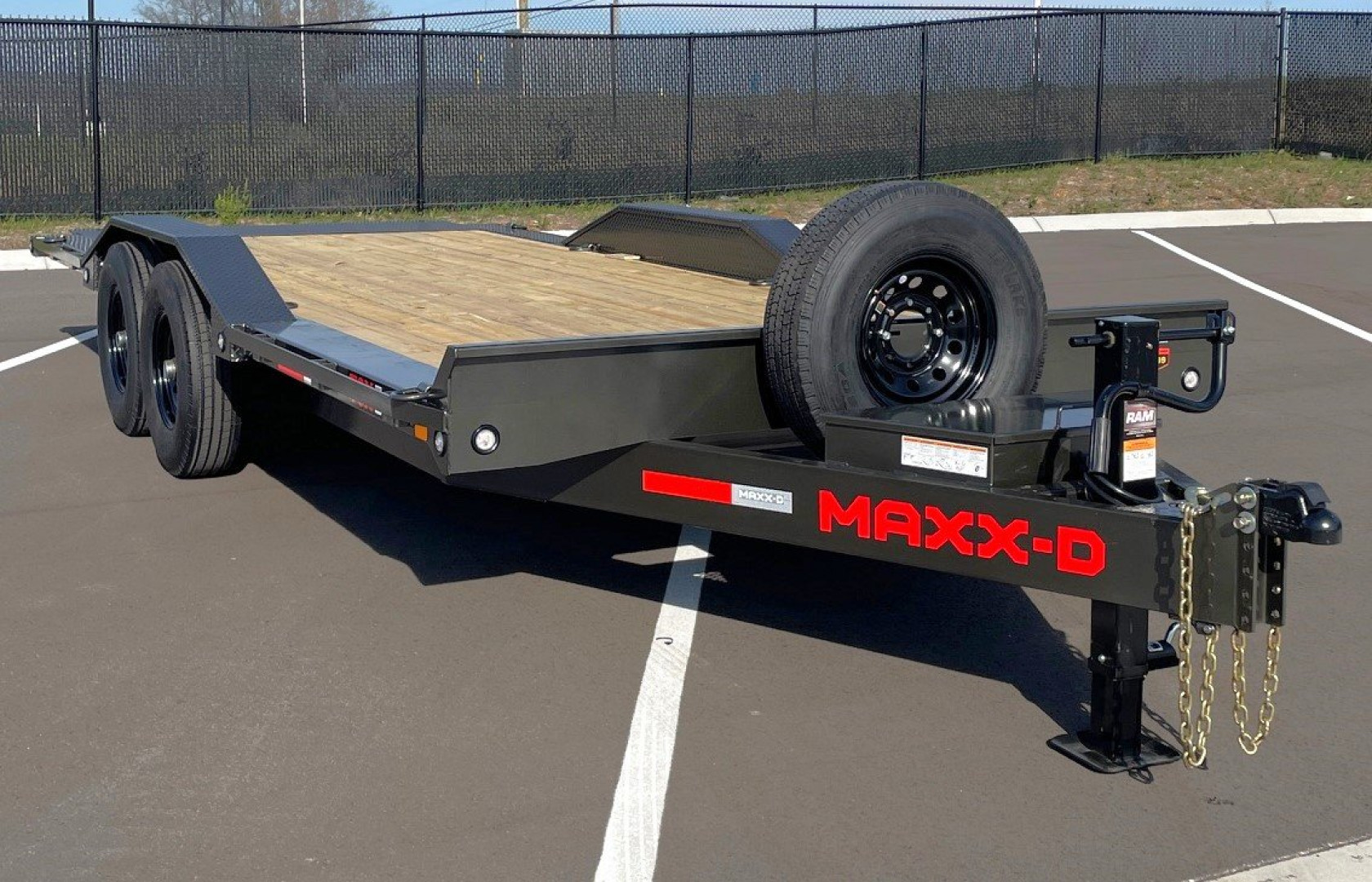 New MAXX- D T6X 102"x 20' Equipment Power Tilt Trailer 14,000 (GVWR)- Drive-Over fenders, Spare