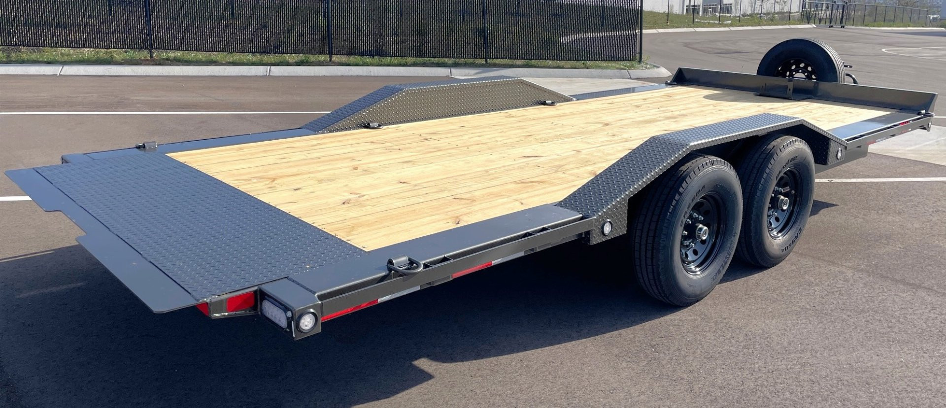 New MAXX- D T6X 102"x 20' Equipment Power Tilt Trailer 14,000 (GVWR)- Drive-Over fenders, Spare