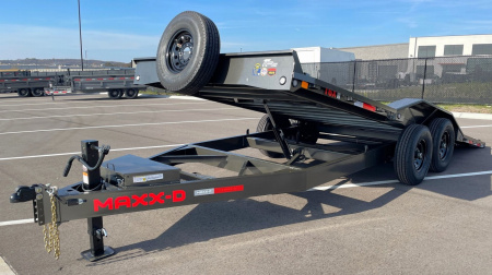 New MAXX- D T6X 102"x 20' Equipment Power Tilt Trailer 14,000 (GVWR)- Drive-Over fenders, Spare