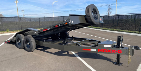 New MAXX- D T6X 102"x 20' Equipment Power Tilt Trailer 14,000 (GVWR)- Drive-Over fenders, Spare