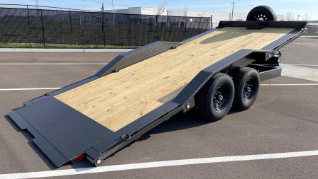 New MAXX- D T6X 102"x 20' Equipment Power Tilt Trailer 14,000 (GVWR)- Drive-Over fenders, Spare