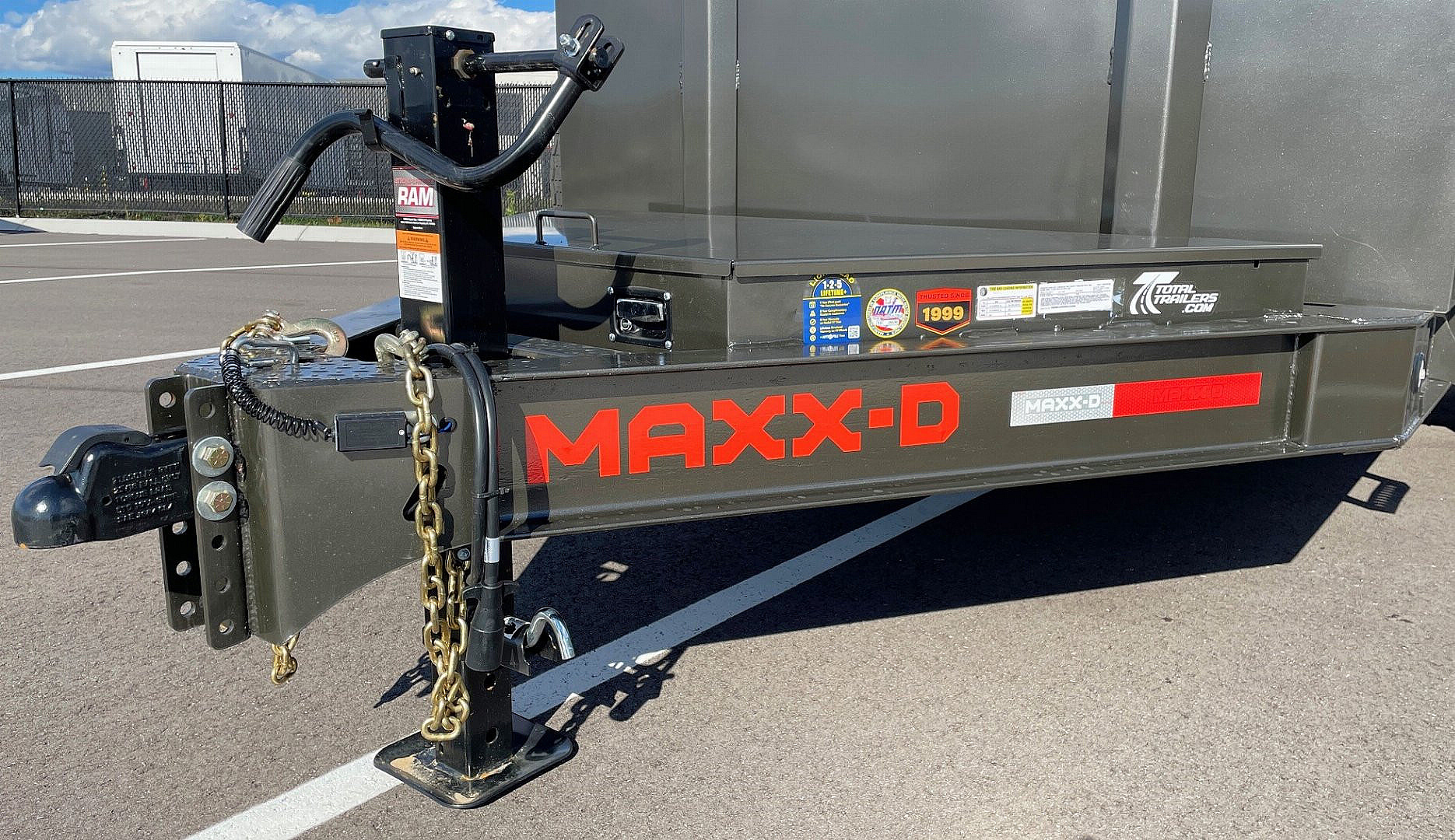 New 2025 MAXX-D DJX -83"x 14' Dump Trailer 14,000 (GVWR) 4' Sides, Spare, Wireless Remote