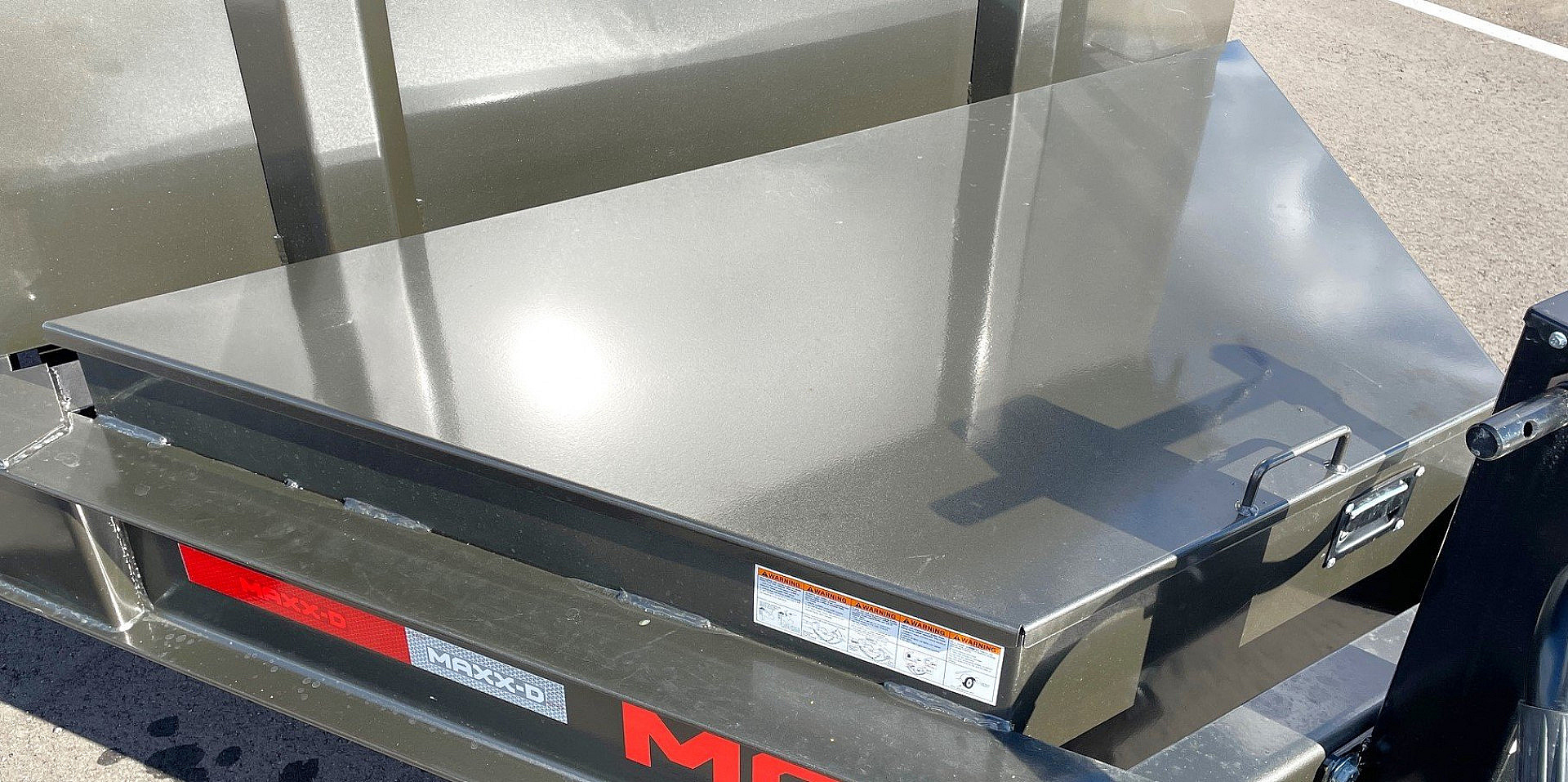 New 2025 MAXX-D DJX -83"x 14' Dump Trailer 14,000 (GVWR) 4' Sides, Spare, Wireless Remote