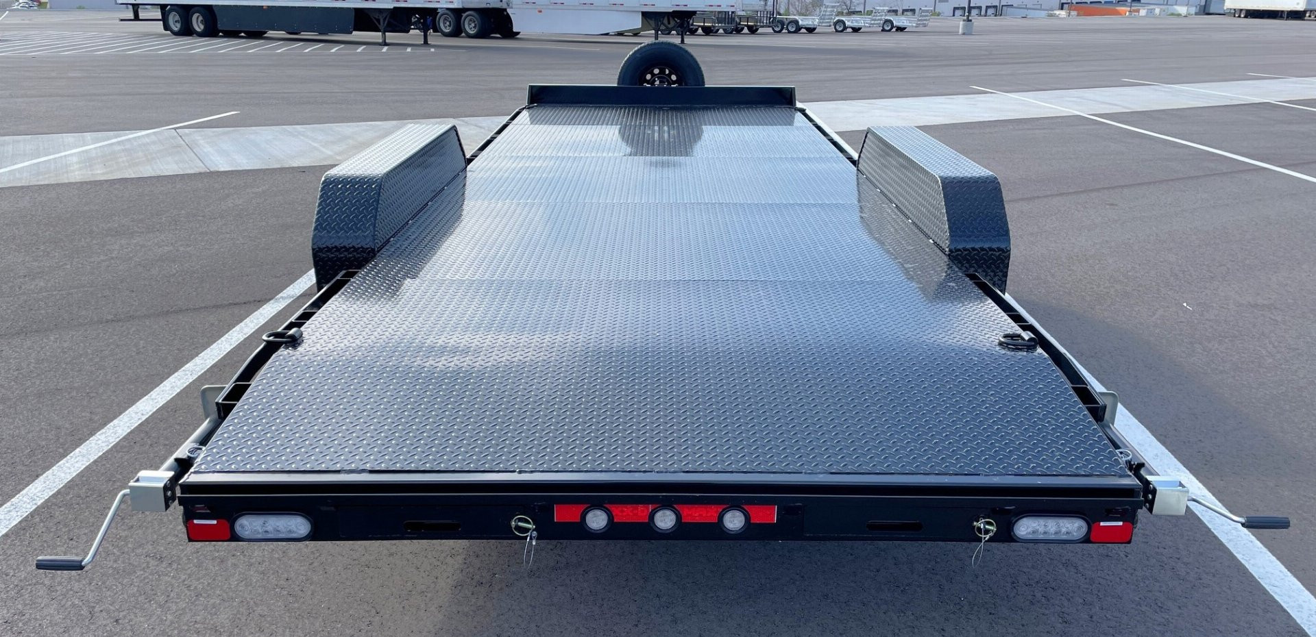 New MAXX- D C5X 83"x 20' Car Hauler Trailer 9990( GVWR)-Steel Floor, Ramps, Spare