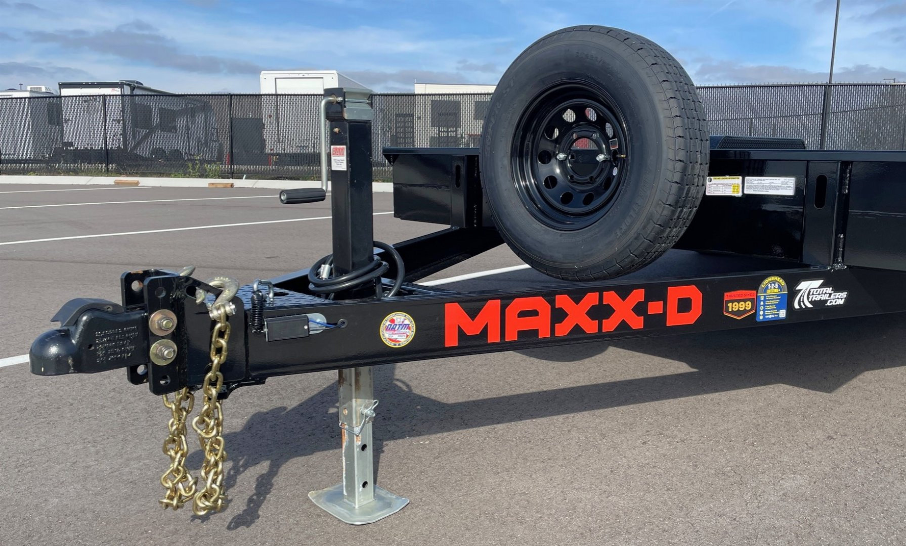 New MAXX- D C5X 83"x 20' Car Hauler Trailer 9990( GVWR)-Steel Floor, Ramps, Spare