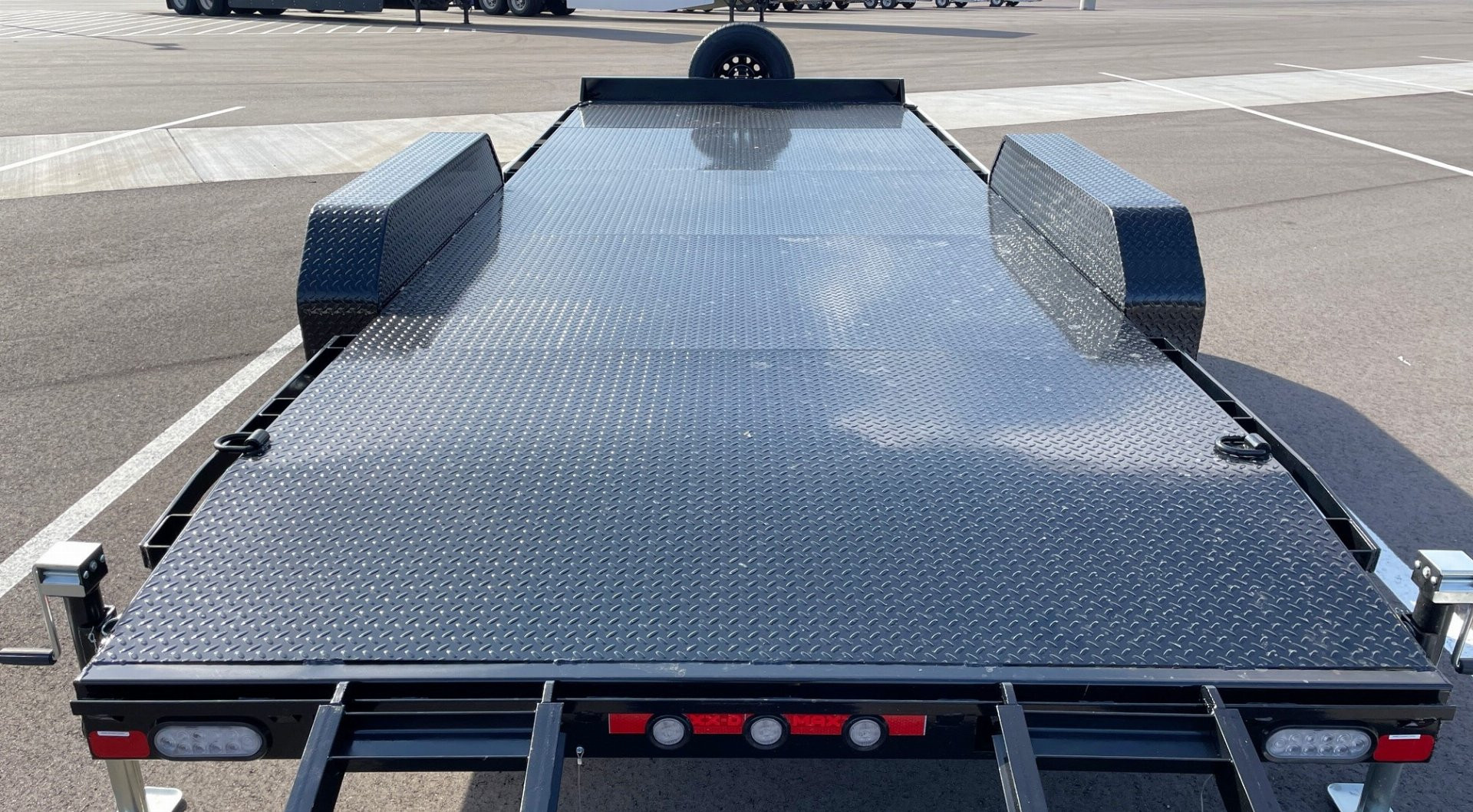 New MAXX- D C5X 83"x 20' Car Hauler Trailer 9990( GVWR)-Steel Floor, Ramps, Spare